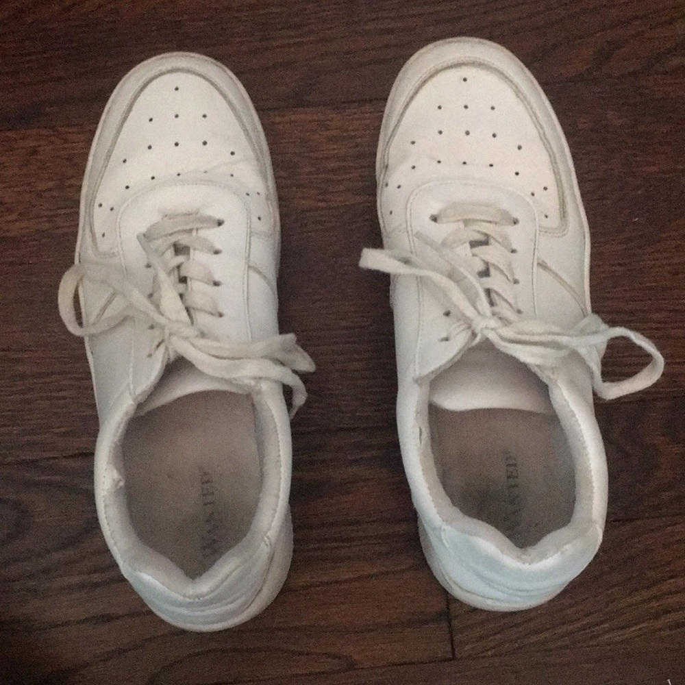 White sneakers